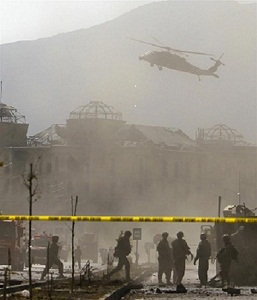 Attacks hit NATO forces before Afghan meeting