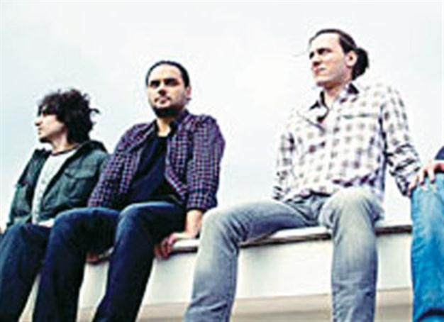 Turkish Rock band on stage