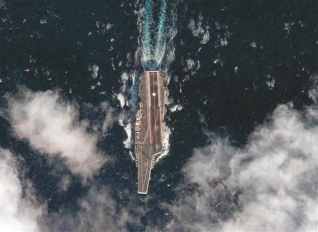 Satellite spots China’s aircraft carrier Varyag