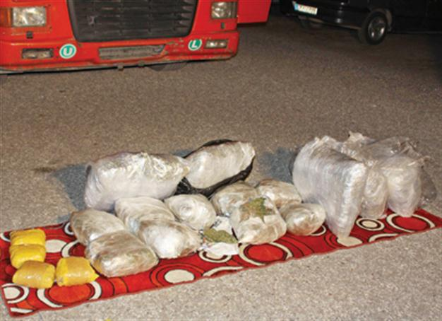 Police find cannabis in earthquake-relief truck