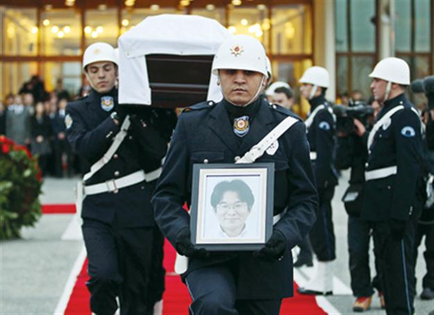Turkey bids farewell to Japanese rescue worker Miyazaki