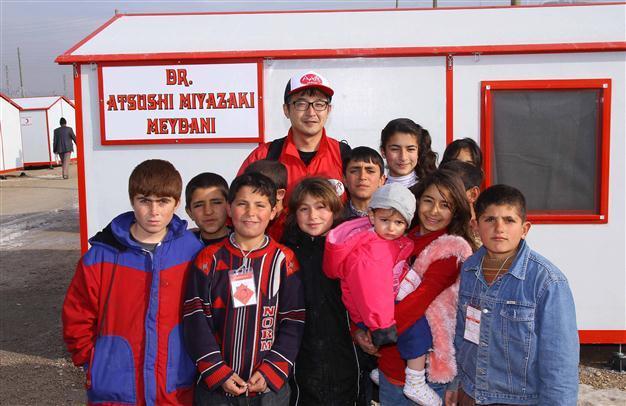 Japanese volunteer arrives in Van to continue colleagues work