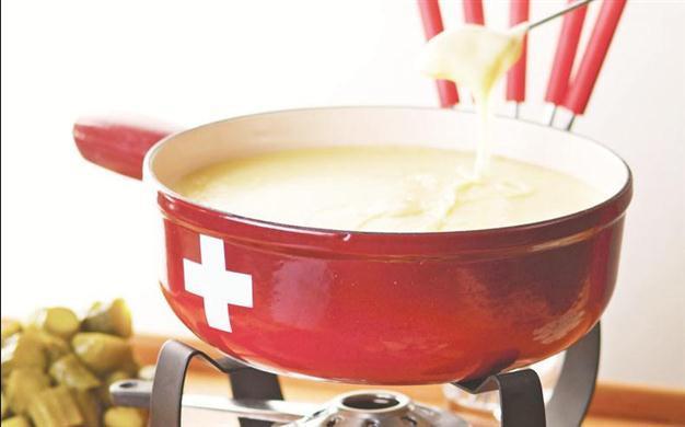 Fondue and Raclette at the Mövenpick Hotel Istanbul.