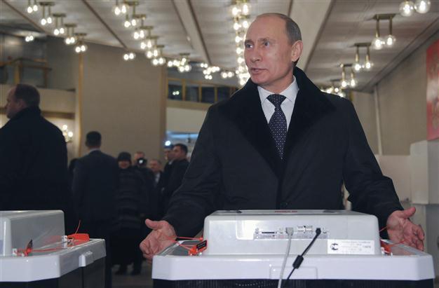 Russias ruling part wary as nation votes