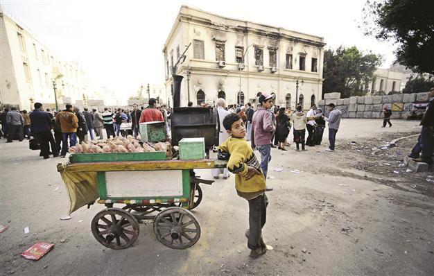Firm shakes hands for Cairo garbage picking