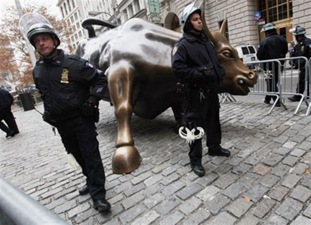 Occupy Wall Street protesters get creative