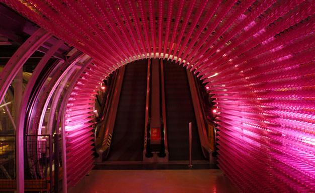Condom installation points at AIDS awareness