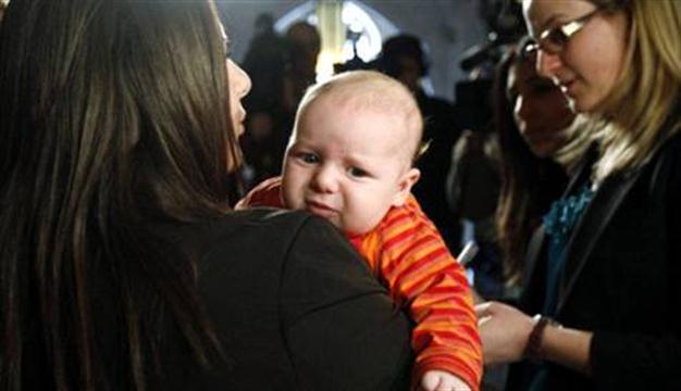 Baby puts assembly voting on hold in Canada