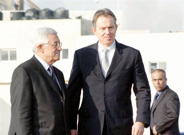 Blair, Abbas discuss peace talks and Palestinian unity