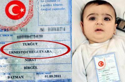 Turkish baby named after Che Guevara