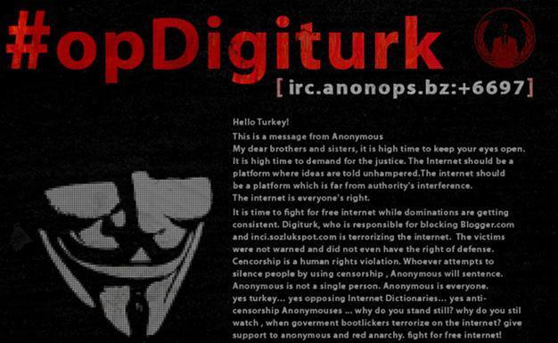 Anonymous hacks Turkish satellite provider