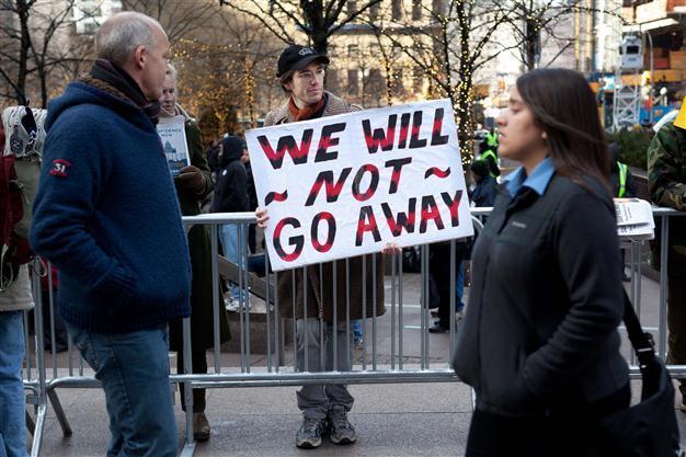Occupy Wall Street returns to Zucotti park