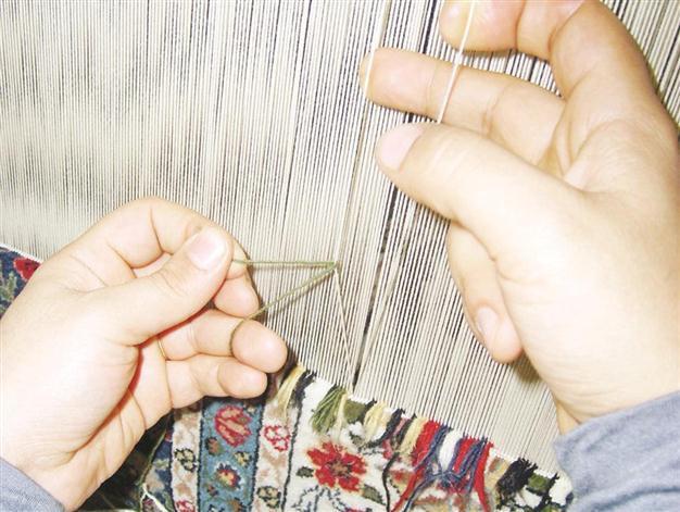 China corners market of fake Turkish carpets