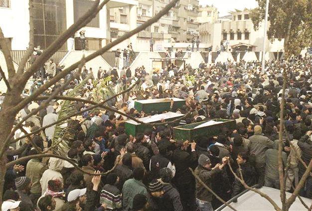 Syrian forces clamp down Damascus rally