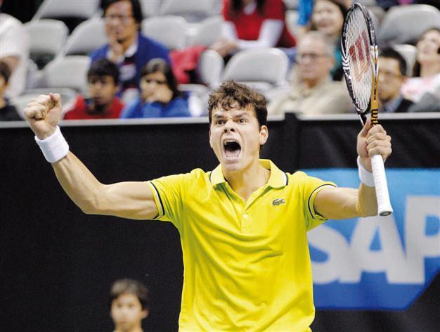 Raonic tops Istomin to repeat as SAP Open champion