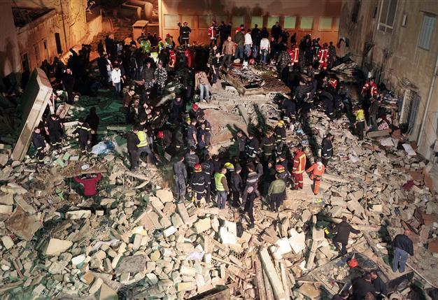 At least 13 dead in Beirut building collapse