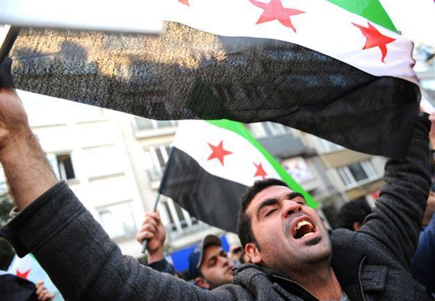 Protesters storm Syria mission, Turkish police fire tear gas