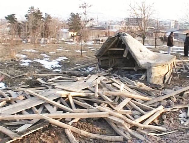 Armenian cemetery damaged
