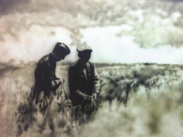Artist reflects resistance, war, history on canvas in ‘Residue’