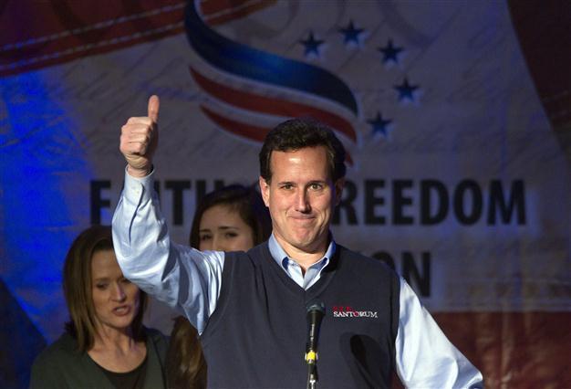 Iowa Republicans now say Santorum won caucuses