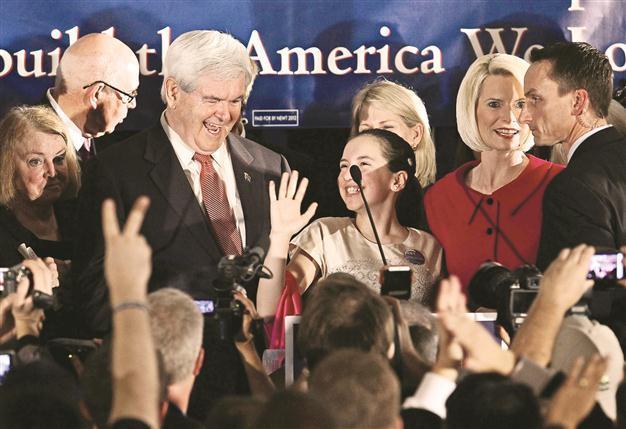 Gingrich wins key vote in S Carolina