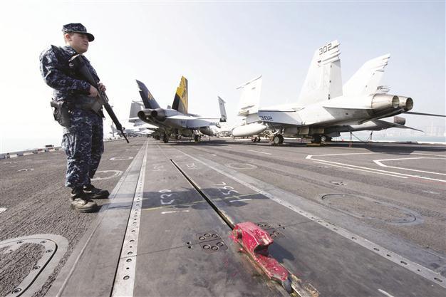 Gulf warms up with the oncoming US aircraft