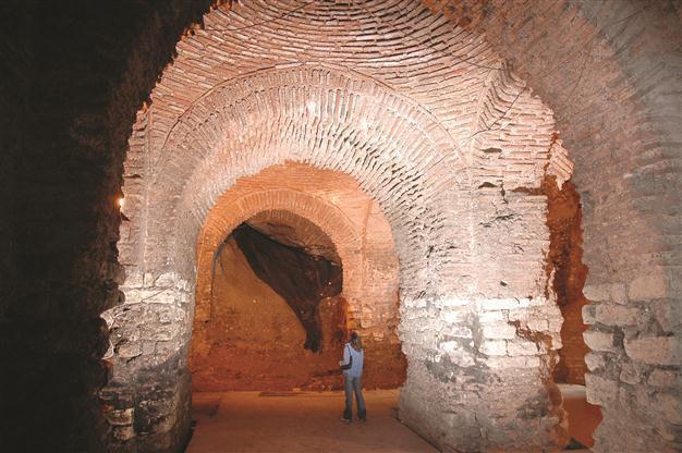 Ancient Byzantine wall damaged to make hotel