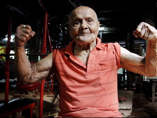 Former Mr. Universe turns 100 in India
