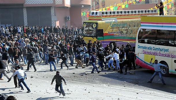 Police, groups clash at Nevruz celebrations