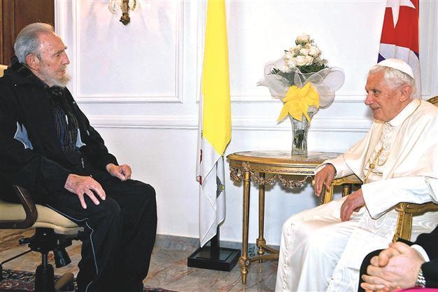 ‘What does a pope do’ Fidel Castro asks Benedict