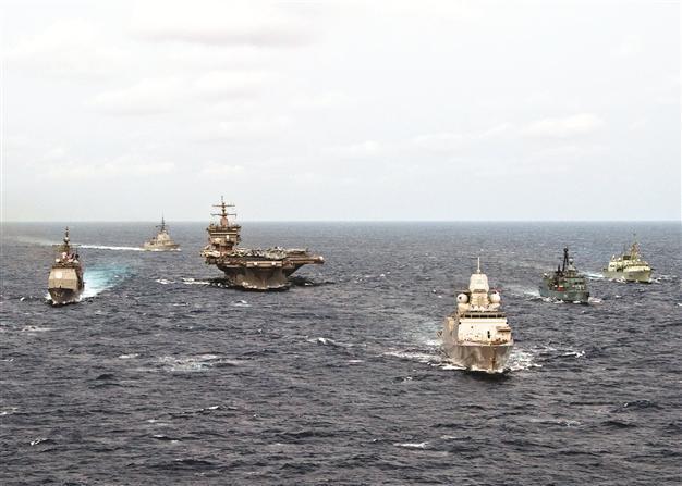 Enterprise completes joint exercises in Med