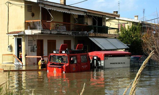 Greece declares emergency in flood-hit north
