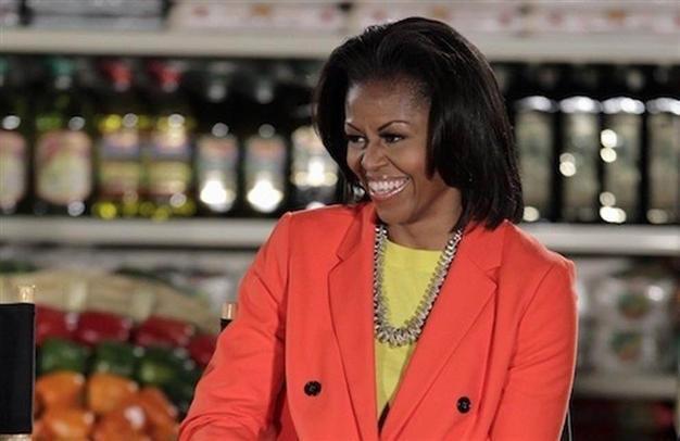 US first lady wears jacket made of Turkish fabric