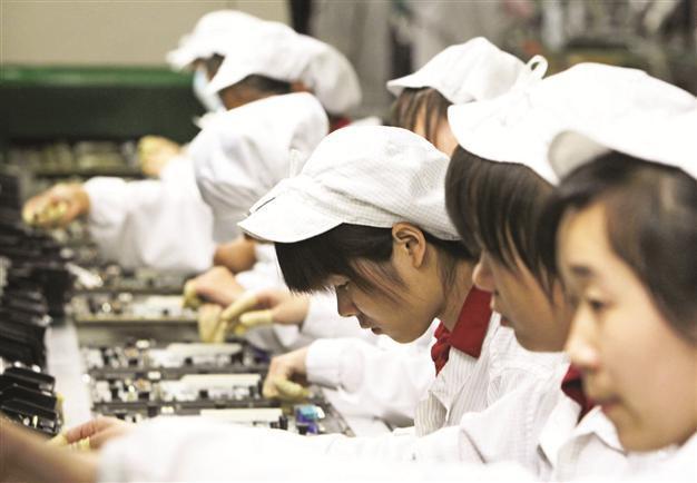 China manufacturing hits year high