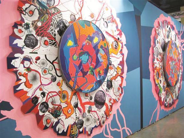 Franz Ackermann exhibits at Dirimart