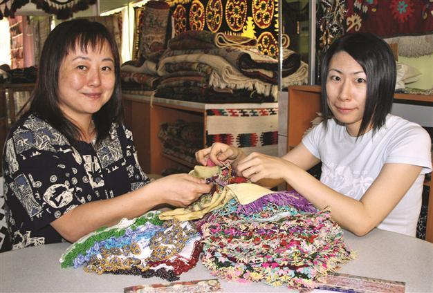 Japanese writer collects hundreds of Turkish laces