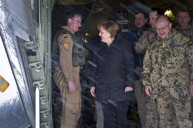 Merkel makes surprise visit to Afghanistan