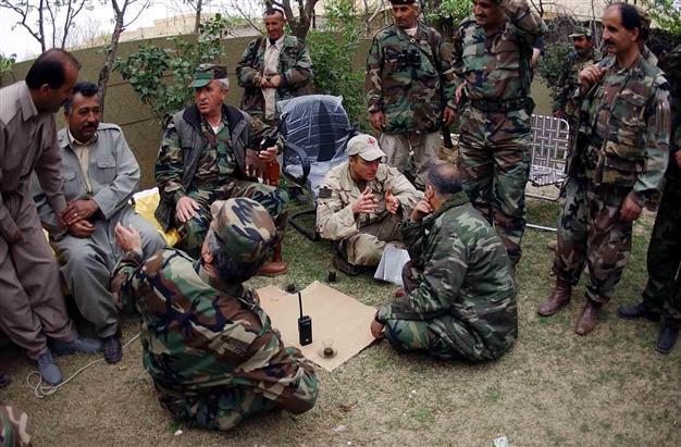 Five killed as peshmergas clash following handshakes and kisses