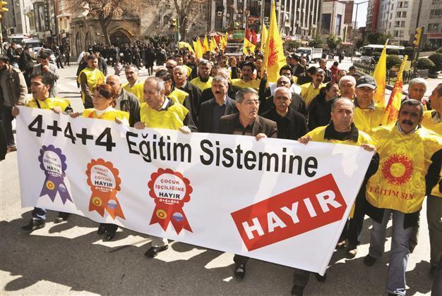 Education debate heats up as opposition takes to the streets