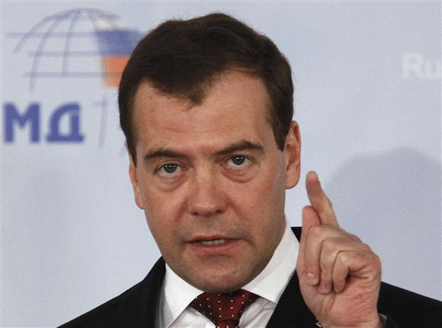 Russias Medvedev tells Romney to use head