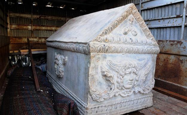 Swiss customs seize Roman sarcophagus stolen from Turkey