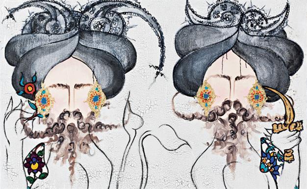 Artist questioning Iranian revolution through phallic imagery