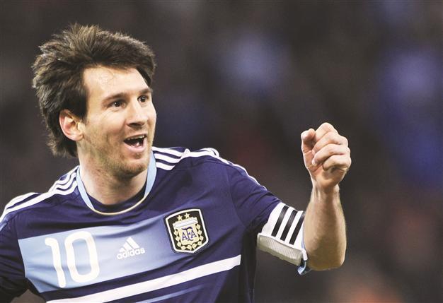 Messi savors special night with Argentina