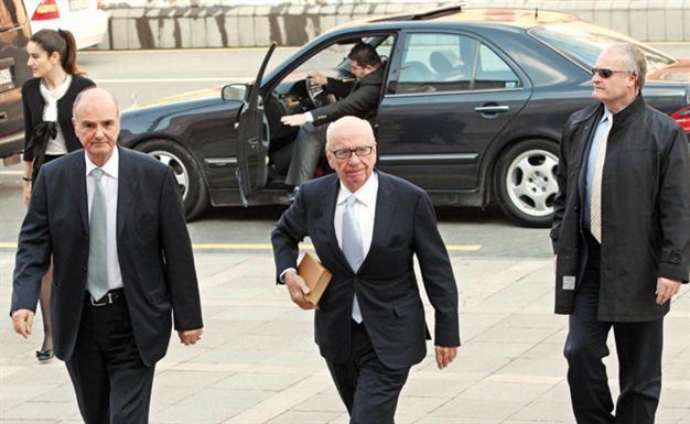 Turkish prime minister meets media mogul Murdoch