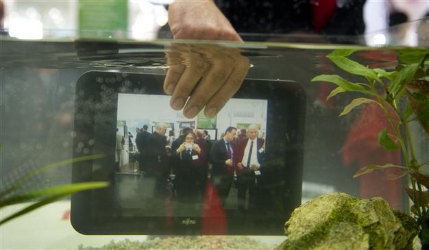 Waterproof tablets, smart accessories excite top tech fair
