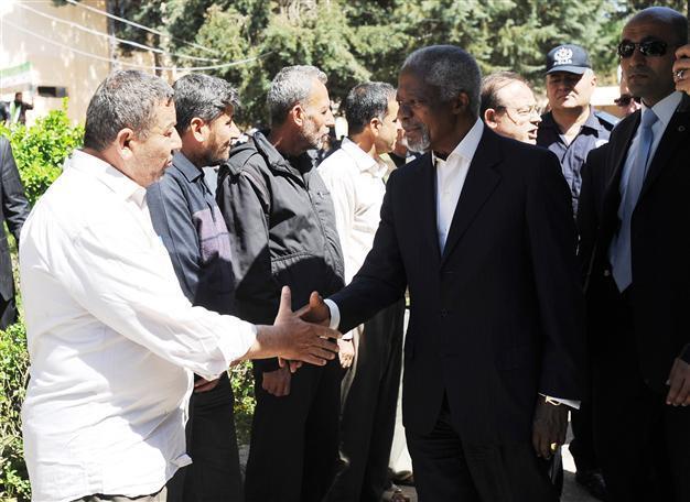 Annan: No preconditions for end to Syria violence