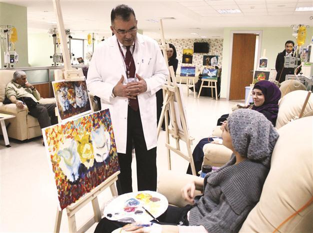 Art has magic power in chemotherapy patients