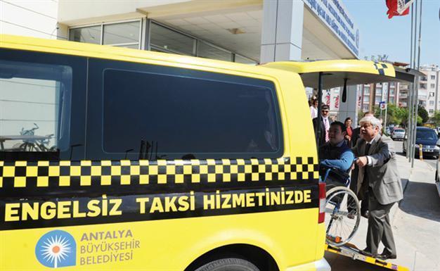 Free taxi services for people with disabilities