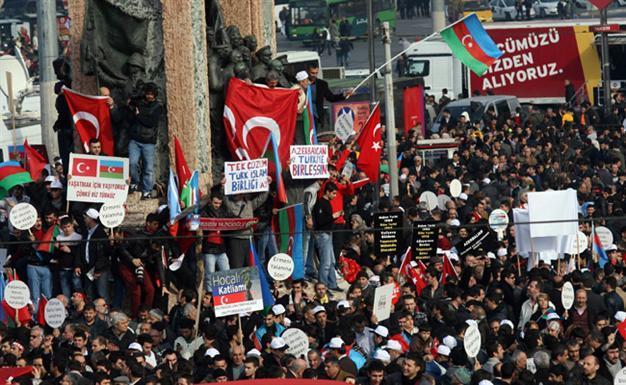 Nine anti-Armenian protesters detained in Turkey