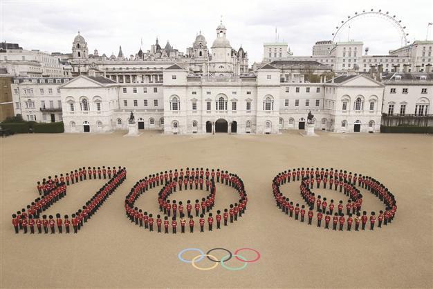 London begins 100-day countdown to Olympics